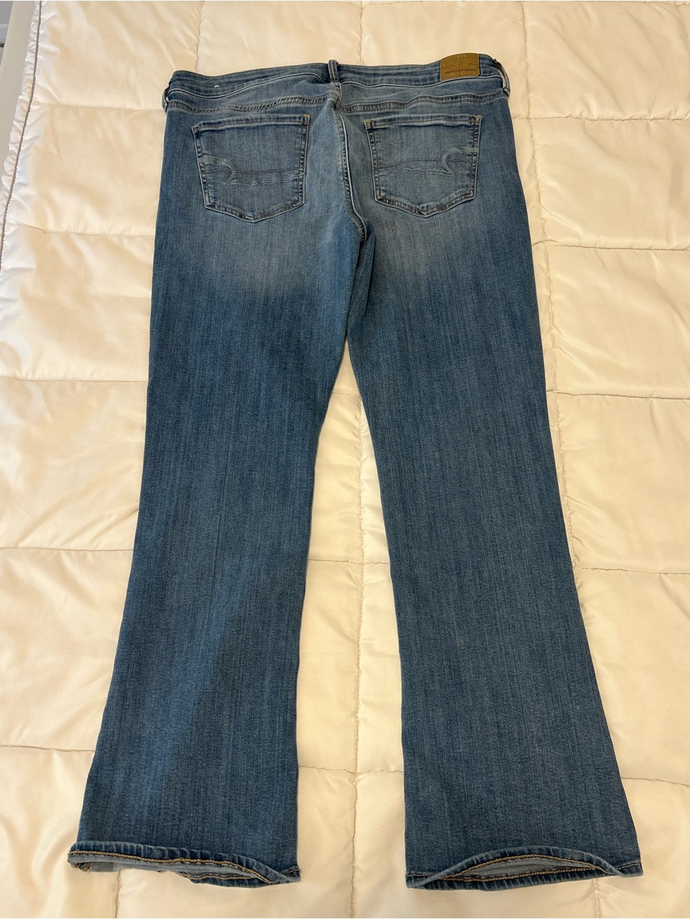 American Eagle Outfitters Blue Denim Skinny Kick Jeans size 14S